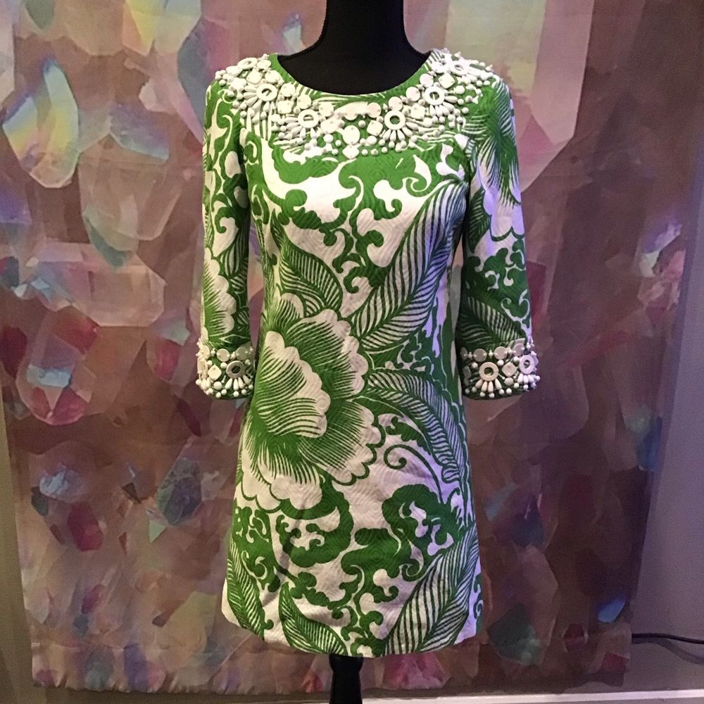 Ladies Who Lunch Milly NY Beaded Frock